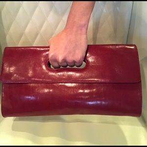 HOBO International red clutch